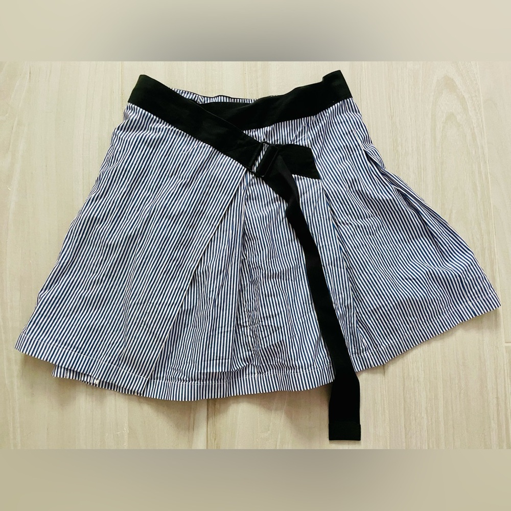 Rag&Bone 'Lenna' Striped wrap skirt